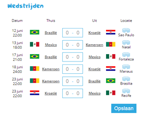 WK Pool Wedstrijden